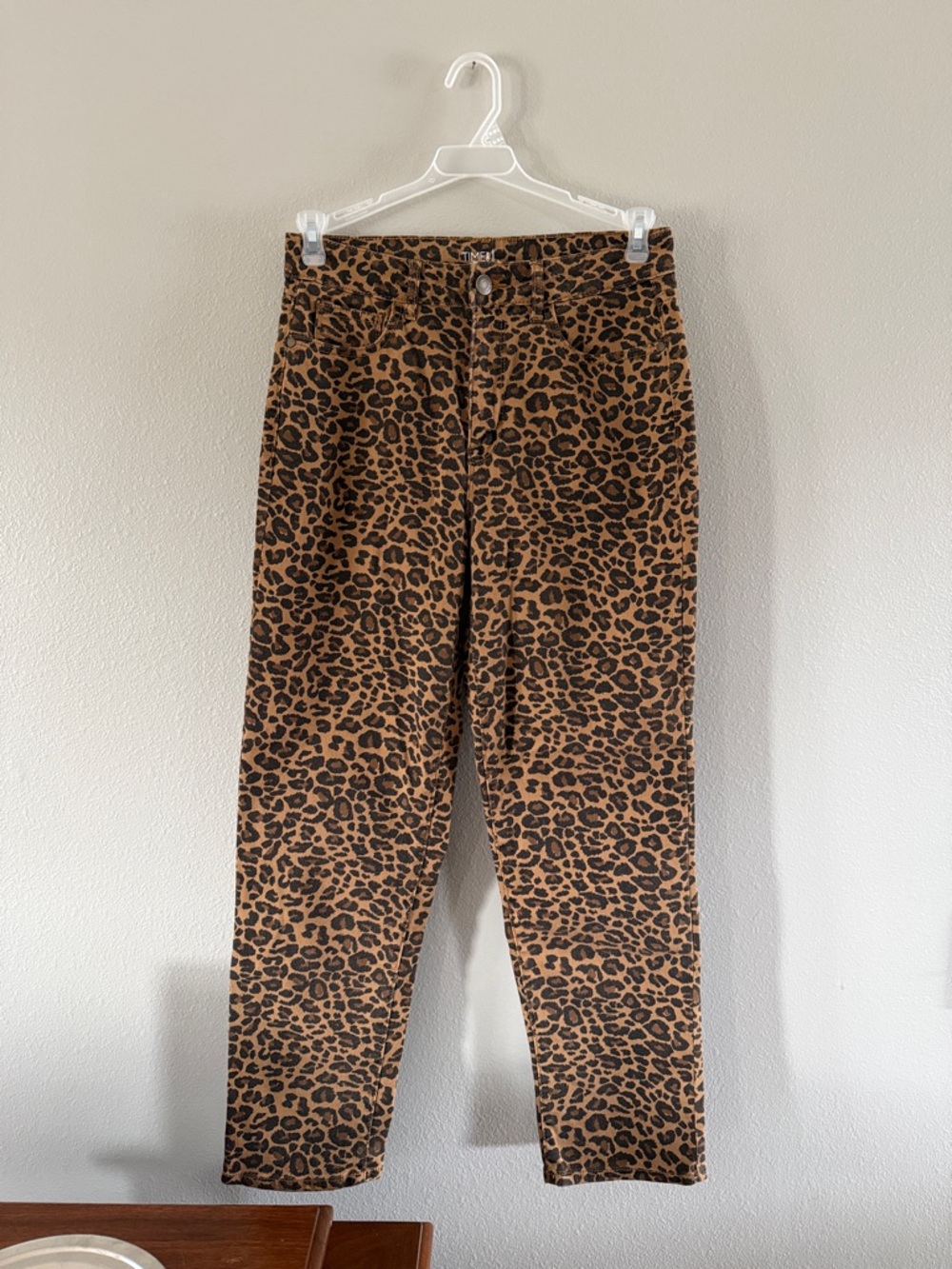 Women’s Leopard Print Casual Pants - Brown